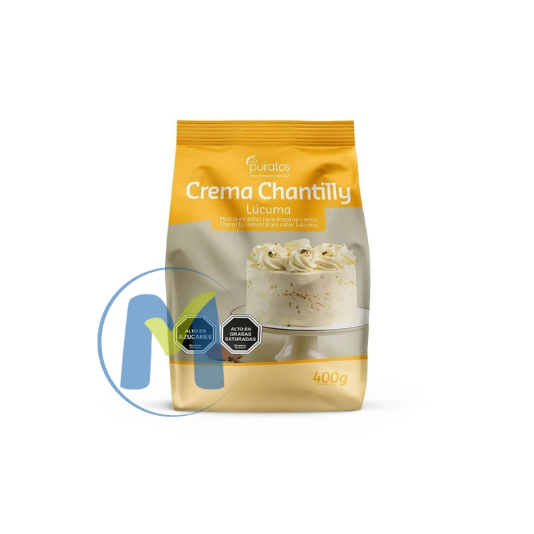 CREMA CHANTILLY LUCUMA 400GR PURATOS