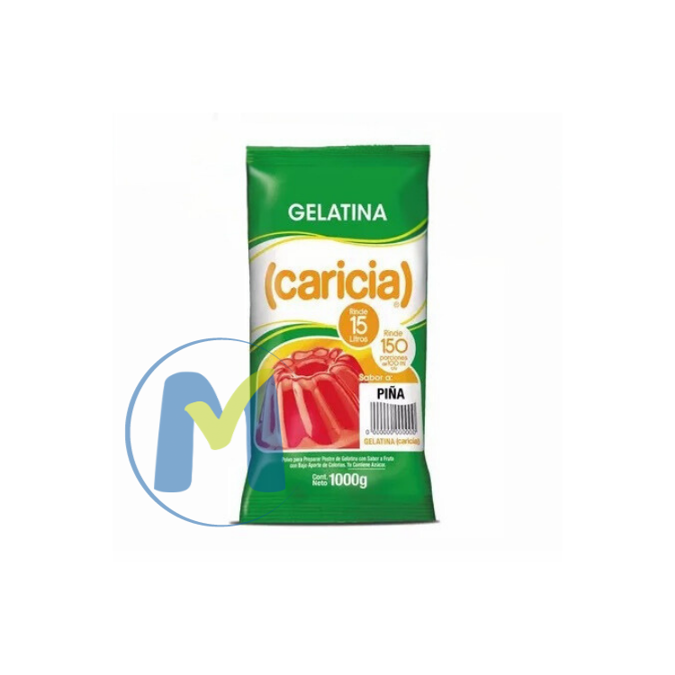 GELATINA CARICIA PIÑA 1KG CAROZZI