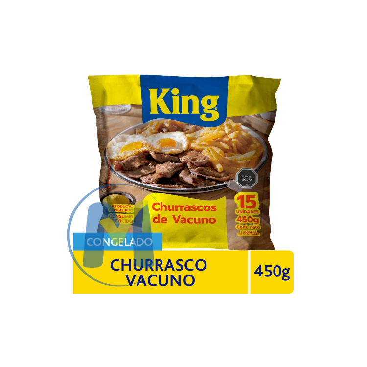 CHURRASCO DE VACUNO 90GR 3UND KING