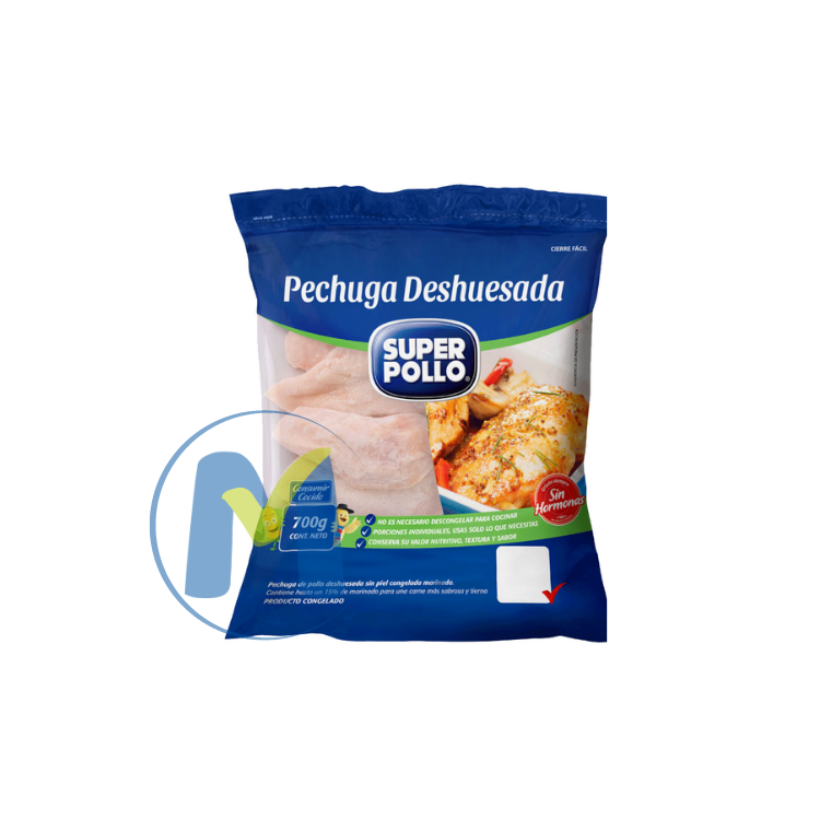 PECHUGA DESHUESADA 700GR SUPER POLLO