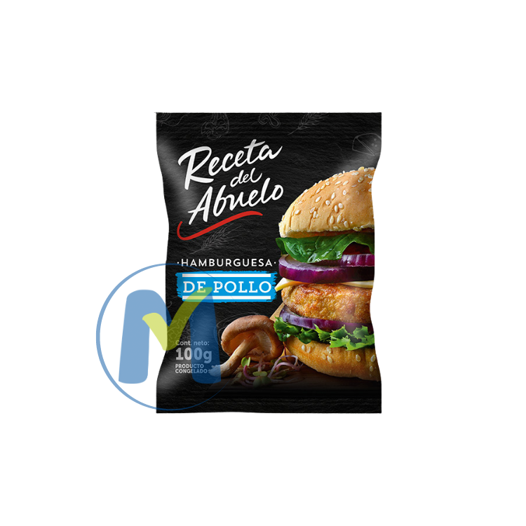 HAMBURGUESA DE POLLO 100GR RDA