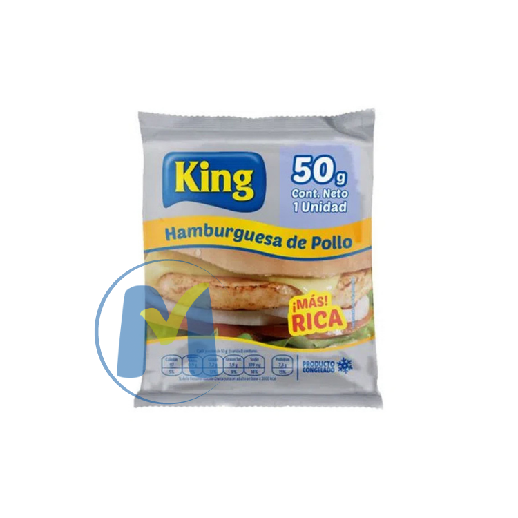 HAMBURGUESA DE POLLO 50GR KING