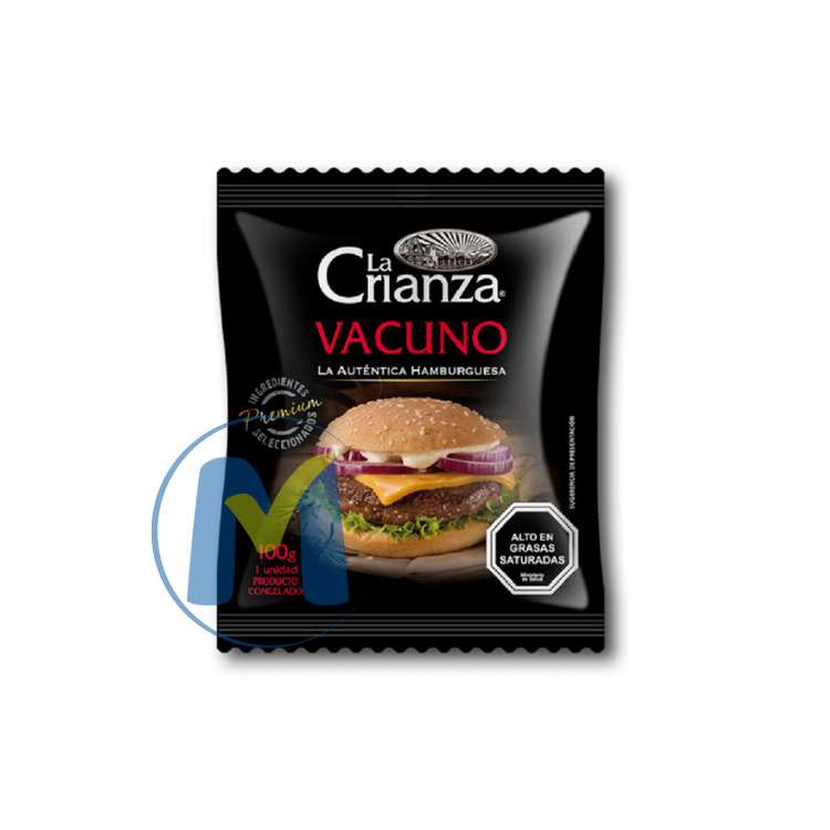 HAMBURGUESA DE VACUNO 100GR LA CRIANZA